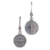 Global Zen Life Silver Coin Pendant Earrings