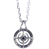 Men's Black Diamond Global Zen Life Signature Necklace