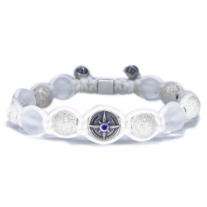 Frosty Glacier Sapphire Gemstone Bracelet